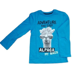 George Novelty Shirt "Alpaca My Bags" M NWT
